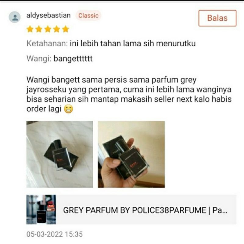 PARFUM GREY - Parfum Pria Wangi Tahan Lama | 100% Wangi Grey Original Asli                 Dijamin -  BUY &amp; DONATE / Membeli Sambil Bersedekah | 100% Wangi Grey Jayrosse Asli | Parfum jayrosse |Parfum Grey jayrosse  , parfum Grey Jayrosse, Jayrosse Parfum