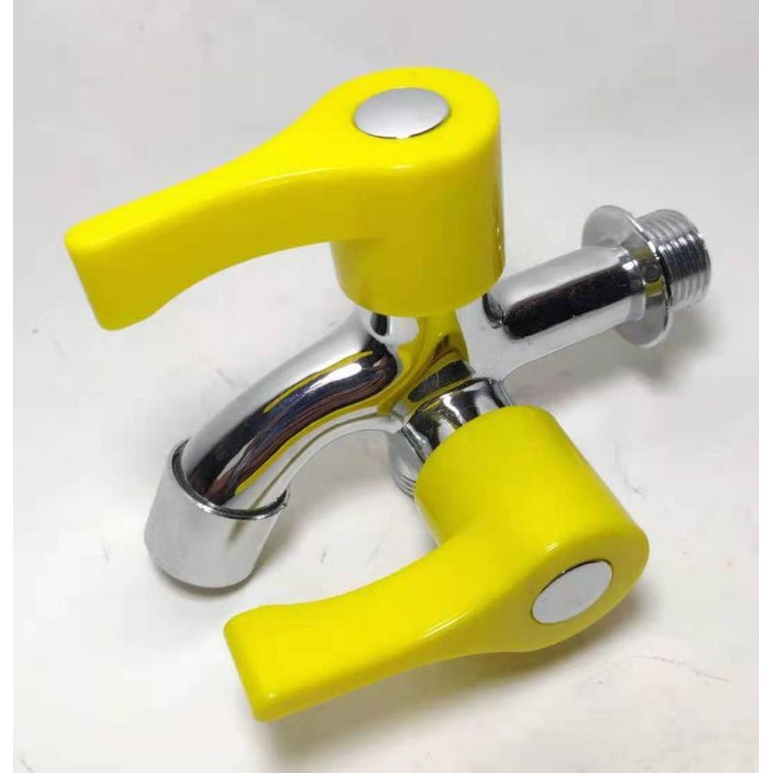 Kran Cabang Shower 1/2 inch / Keran Air Cabang Handle Warna Sesuai Selera