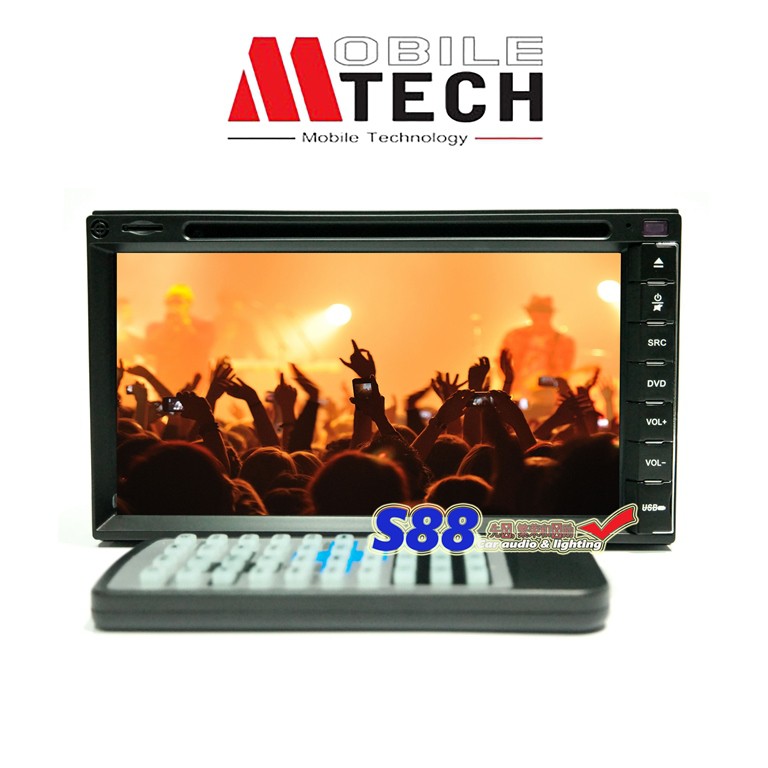 MTECH MM-7695T Double Din Universal 6.95 LED Superbright