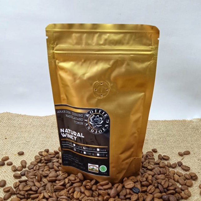 

Kopi Arabika Koffie Tandjoeng Arabica Coffee Specialty Natural Winey 100 gram