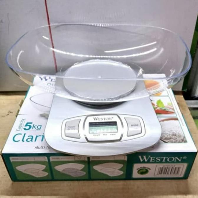 Weston Clarita Timbangan Digital Gula/Tepung/Telur Kapasitas 5Kg Tokoadinaya24