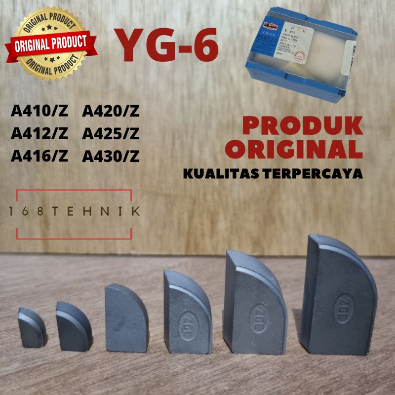 MATA WIDIA A410 / A412 / A416 / A420 PAHAT WIDIA YG6 KANAN KIRI / YG6 A410 / YG-6 A410Z / WIDIA A412
