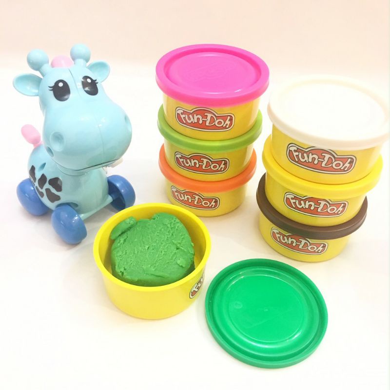 FUN DOH 1 TABUNG LILIN MAINAN ANAK PLAYDOH PLAY DOH fundoh