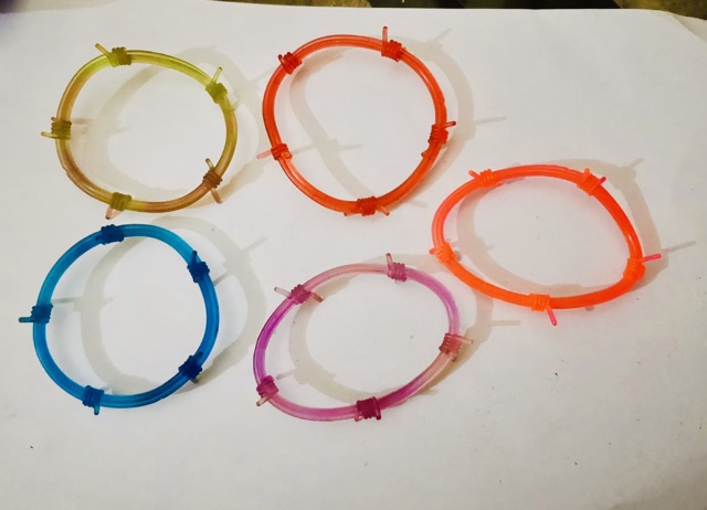 Gelang / gelang karet / gelang unik / gelang gaul / 10.000 dapat 5 bini