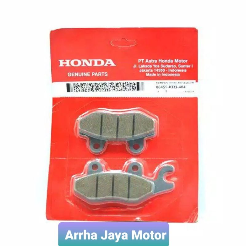 Kampas Rem Cakram Depan Kharisma Supra X 125 | Pad Set ORI Honda