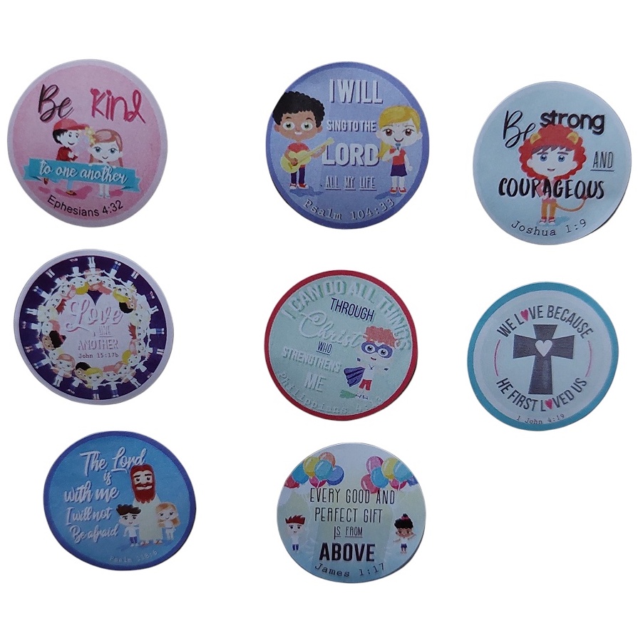 

STICKER AYAT ALKITAB UKURAN MINI/ STIKER AYAT EMAS ALKITAB KARTUN MOTIVASI ANAK SEKOLAH MINGGU