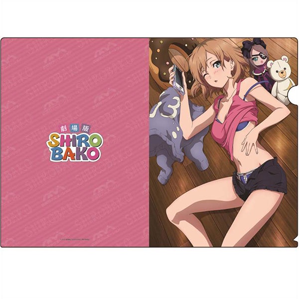 

A4 Clear File Aoi Miyamori Waking Up Ver - SHIROBAKO The Movie