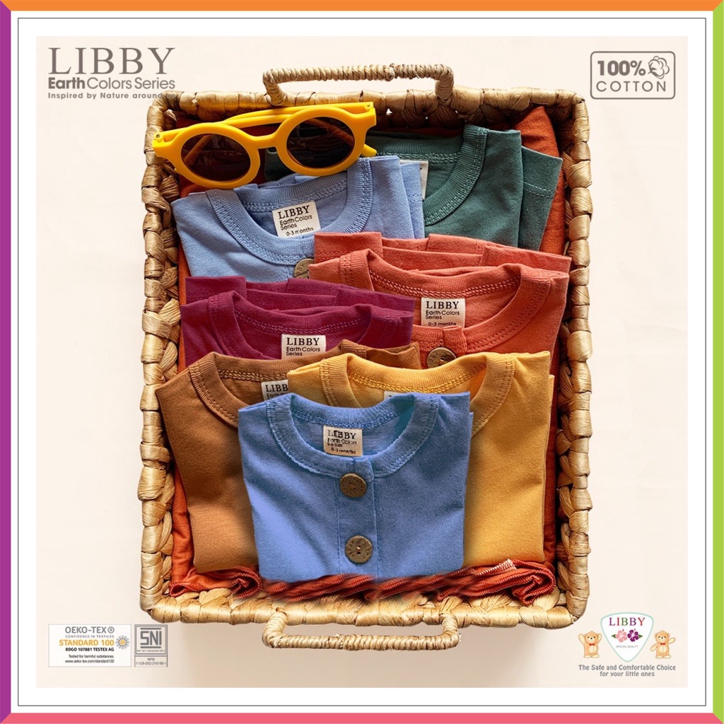 ❤ Fashionbabies ❤ [ TERBARU ] LIBBY ROCCO EARTH SERIES | SETELAN OBLONG PENDEK CELANA PANJANG