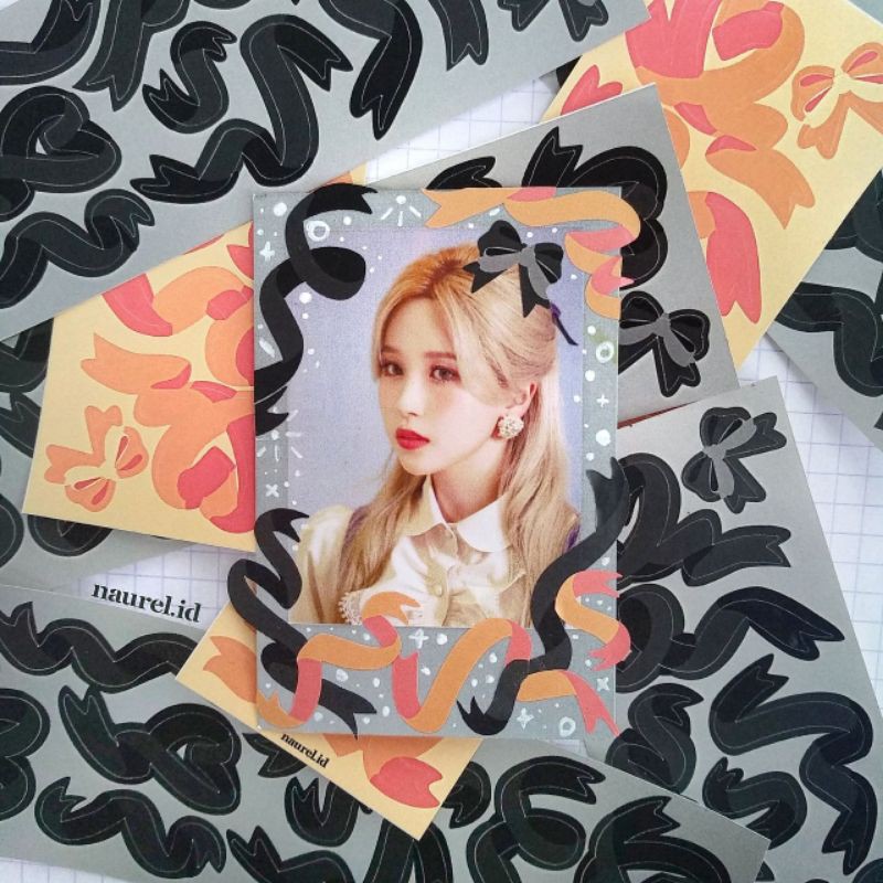 

[Naurel.id] Ribbon Confetti Stickers For Polco/Journal/Planner