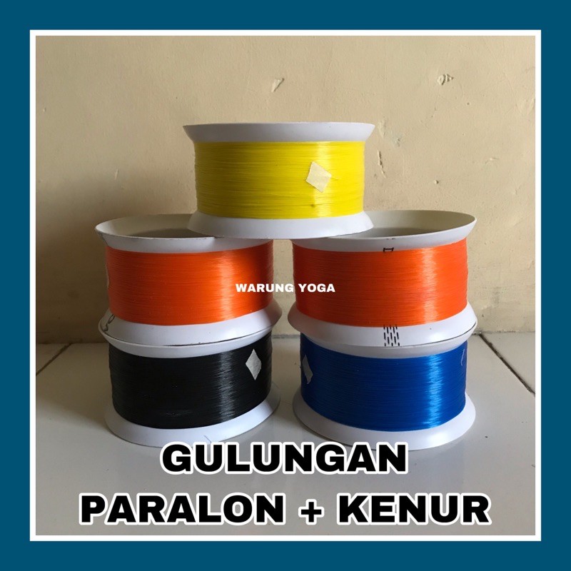 GULUNGAN BENANG LAYANGAN PARALON + KENUR SIZE BESAR (HARGA 1 PCS/BIJI)