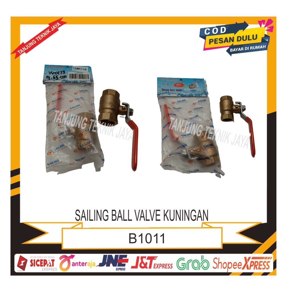 SAILING STOP KRAN 1/2 KUNINGAN / SAILING VALVE 1/2 KUNINGAN