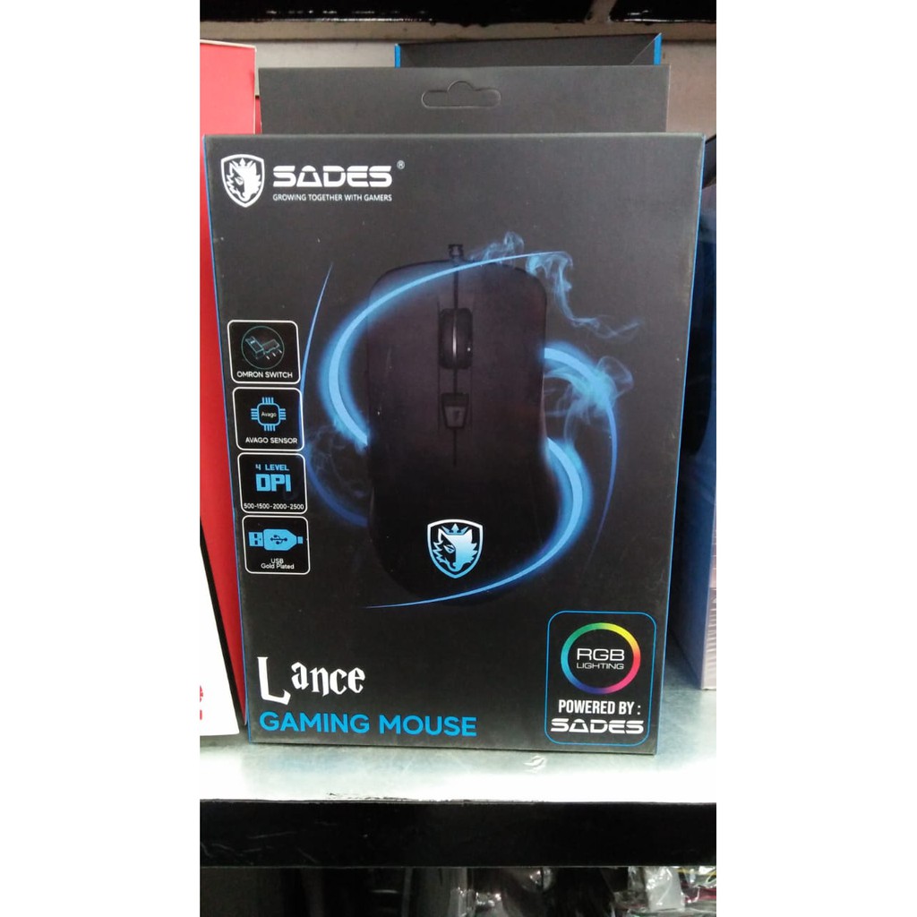 Mouse Gaming SADES Lance RGB