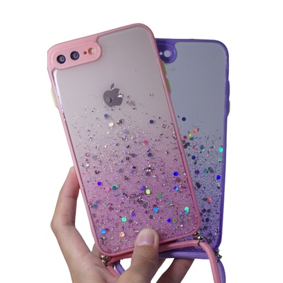 Casing Xiaomi Redmi Note 8 | Redmi Note 9 | Redmi Note 9 Pro | Redmi 9A | Redmi 9C Hard Case Dove Candy Glitter + Tali