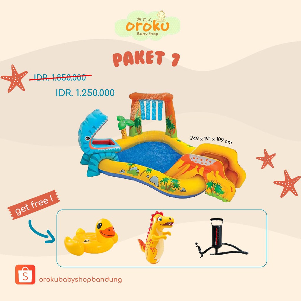 INTEX SWIMMING POOL PAKET / KOLAM RENANG / INTEX