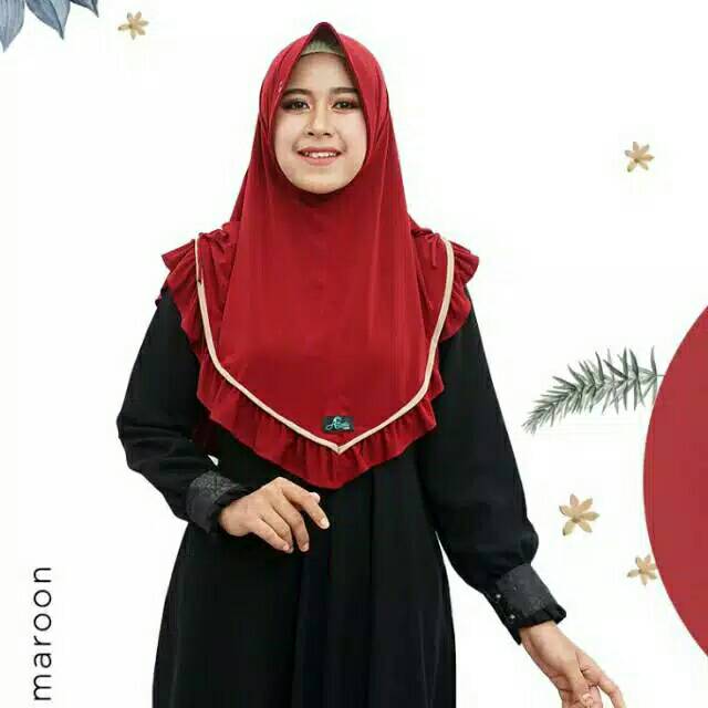 BERGO AIRIN ORI BY AZAMKA,HIJAB INSTAN, BERGO,KERUDUNG