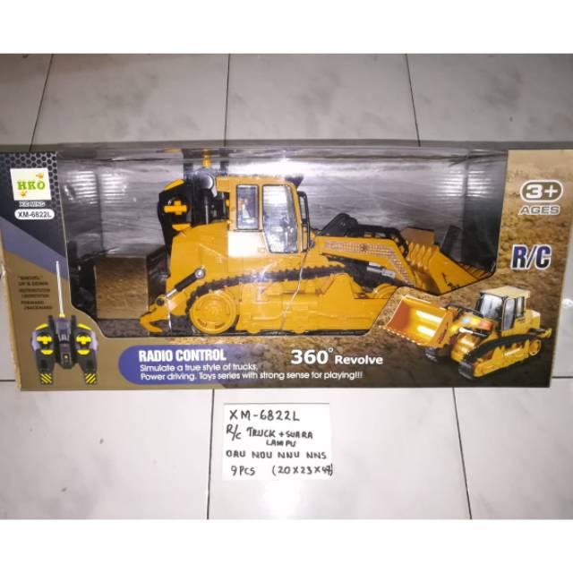 Remote Control Truck + Suara Lampu + Batere Charger