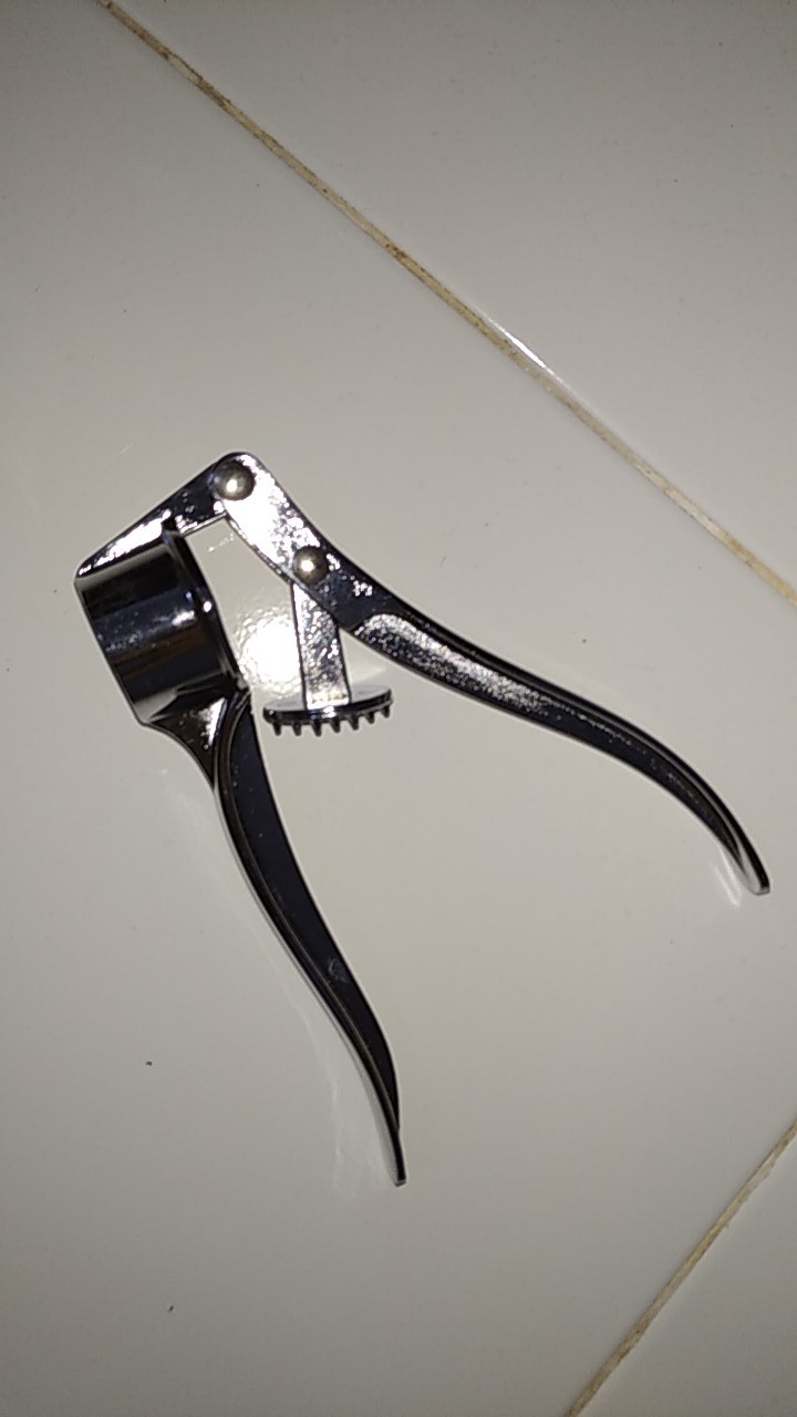 Kan Alat Penghancur Bawang Stainless Atau Garlic Press