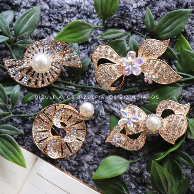 Brooch / bros jilbab / bros hijab / bros lucu / bros dada / Bros Cantik untuk Wanita BZO