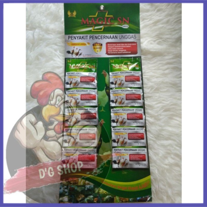 

✔ COD ✔ Obat Jamu Ayam Magic SN Green