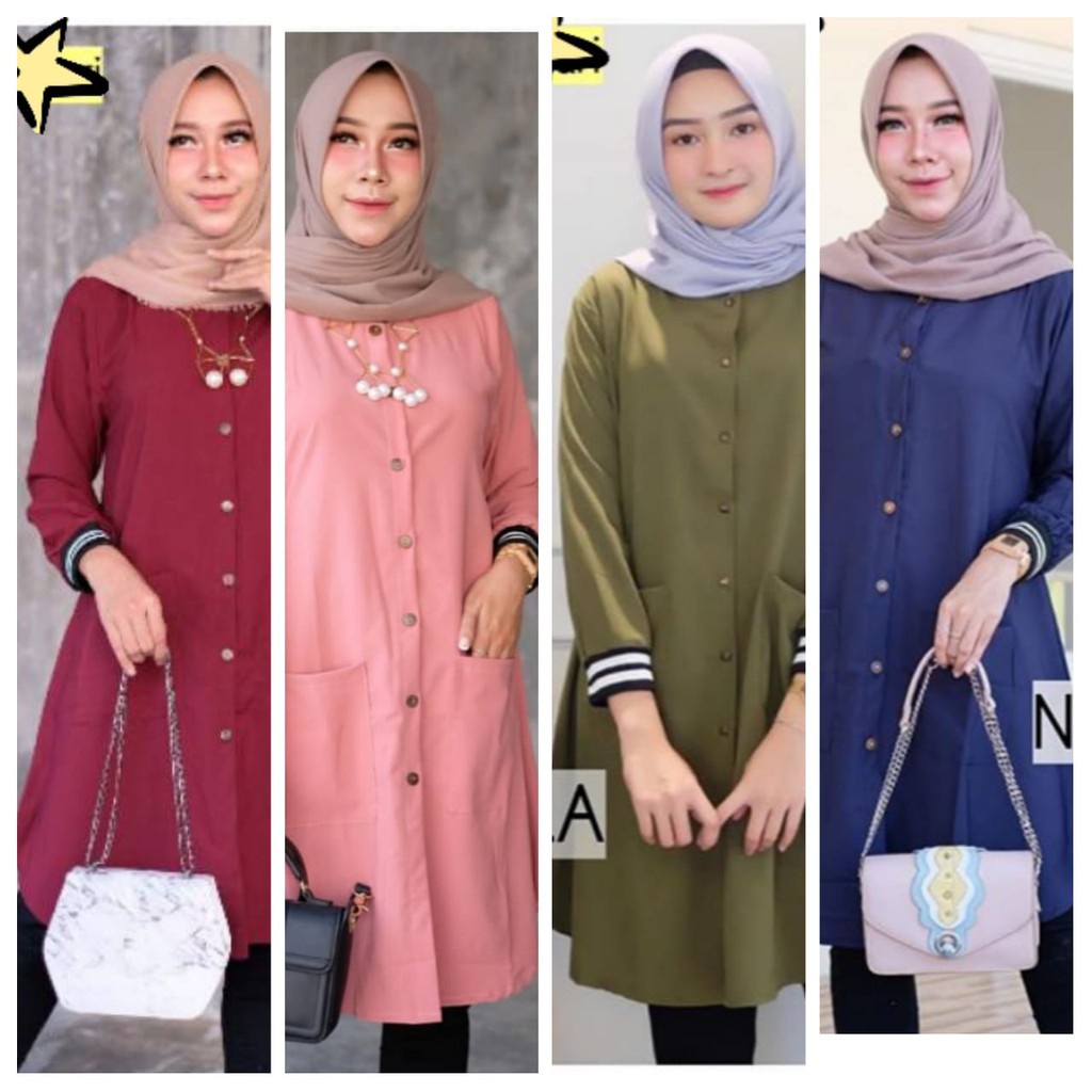 Baju atasa wanita terbaru Remaja Nala tunik terbaru 2021