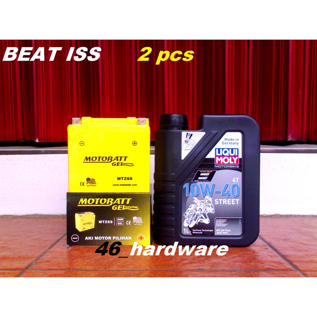 AKI MOTOBATT MTZ6S LM STREET 10W40 VARIO PCX ADV BEAT SCOOPY GENIO ISS - 46_hardware