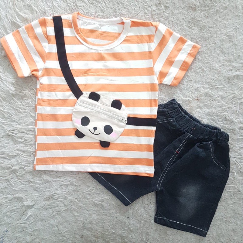 baju bayi IMPORT Sling Panda