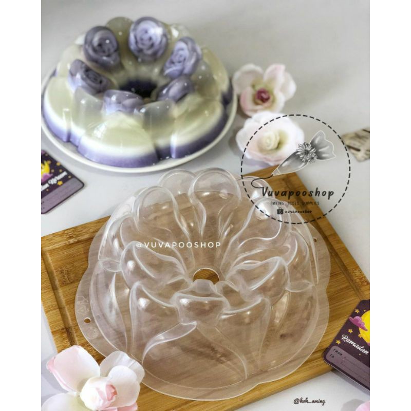 Cetakan Puding Plastik / Cetakan Pudding / Cetakan Puding Magnolia / Cetakan Pudding Plastik