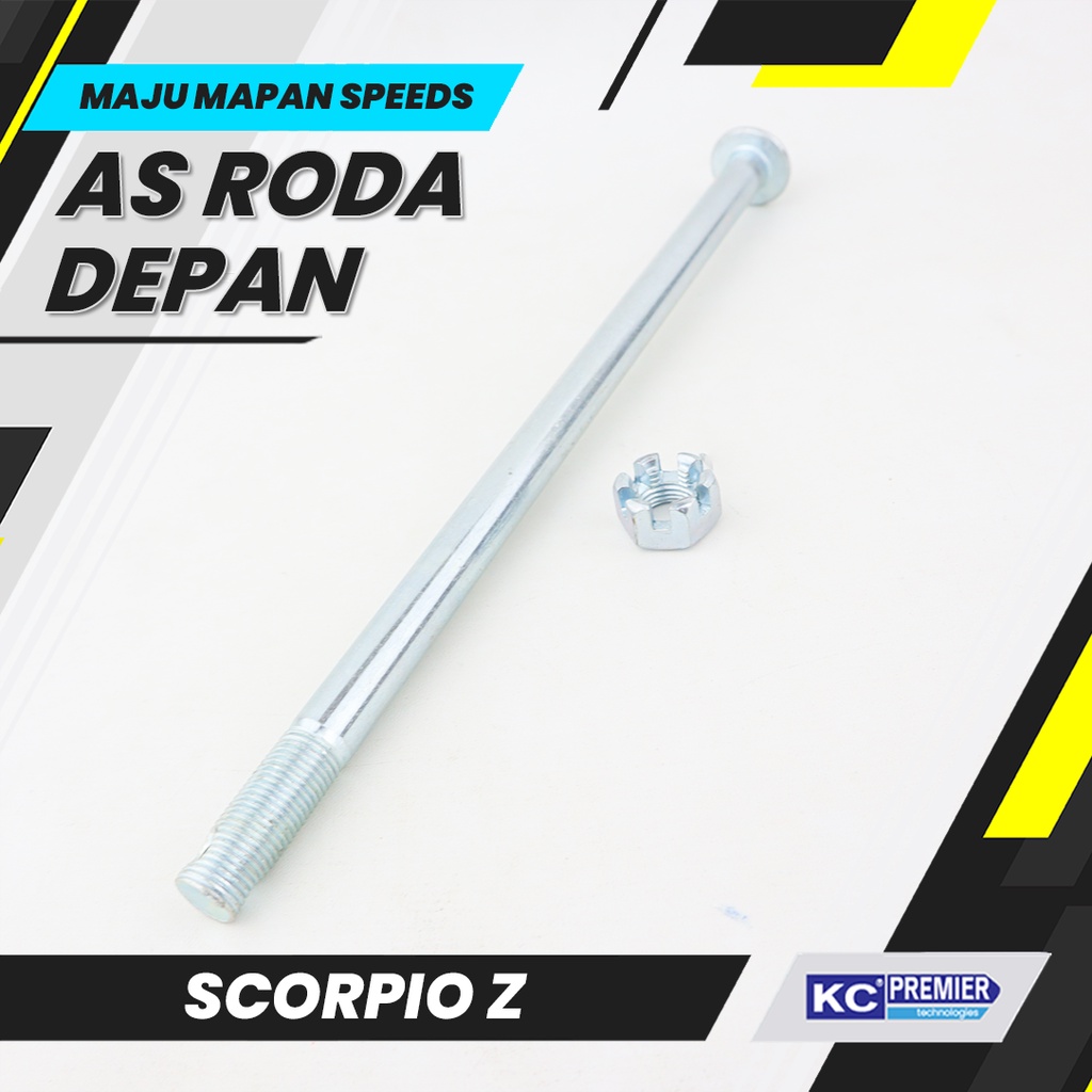 As Roda Depan + Mur + Clip Scorpio Z KC / as roda depan scorpio z