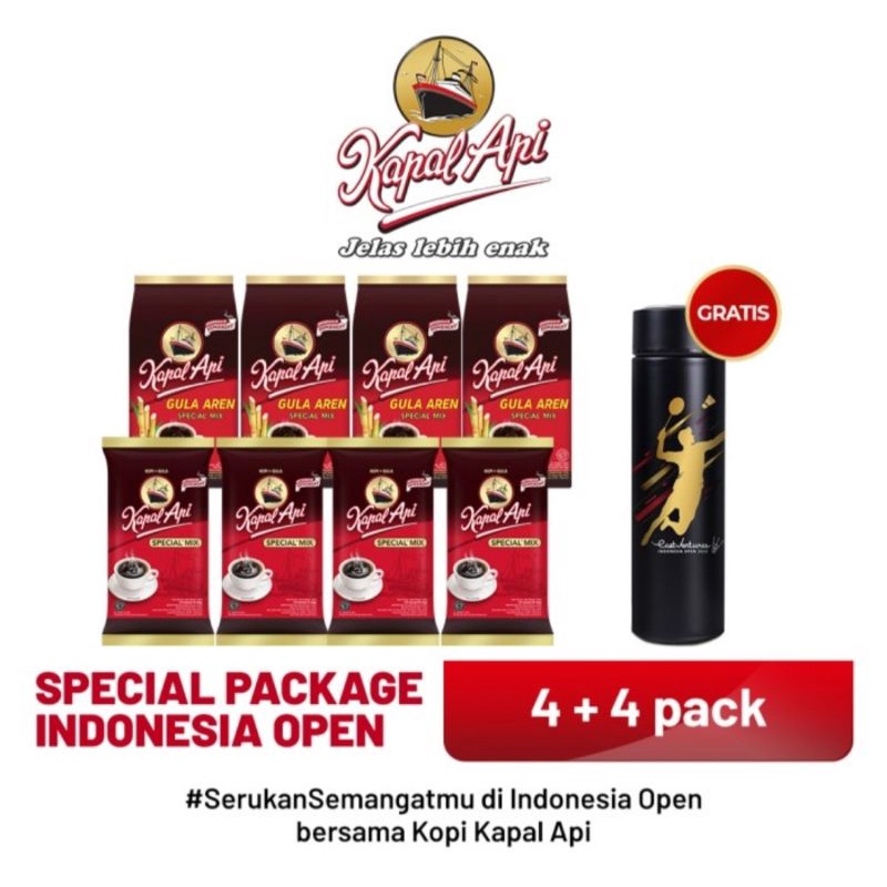 

kapal api special mix special package free thumbler minum bisa utk air panas