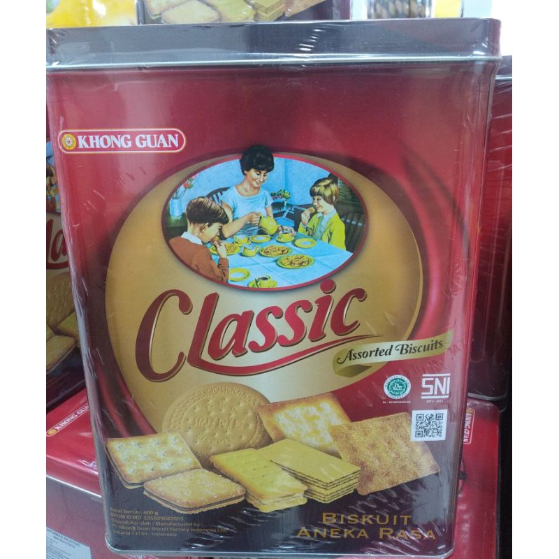 

Khong guan classic assorted biscuit 600gr