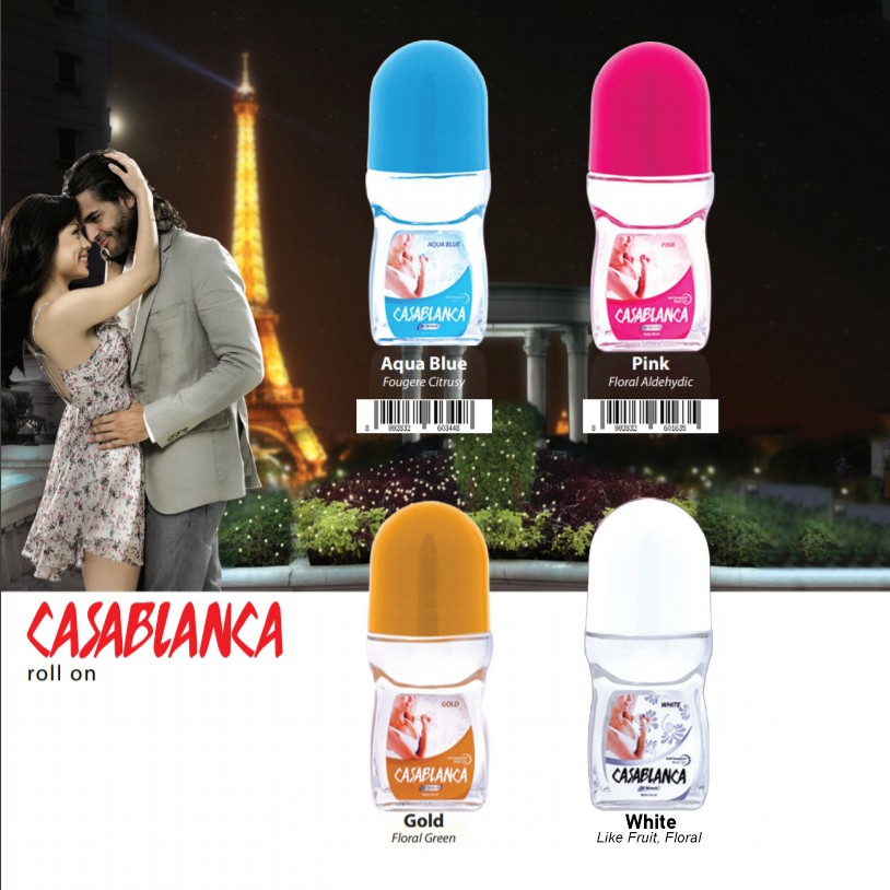 Casablanca Deodorant Roll On Wanita 50 ml