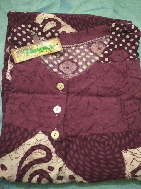 Longdress Jumbo Kevya Daster | Gamis Batik Super Jumbo