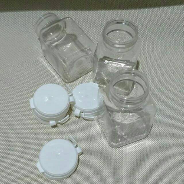 Botol tutup segel 100ml. Botol sampel