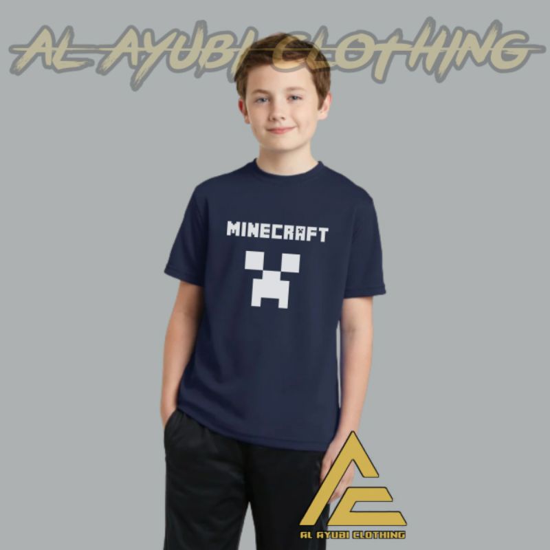 Kaos T-Shirt Anak MINECRAFT Kaos Anak Minecraft