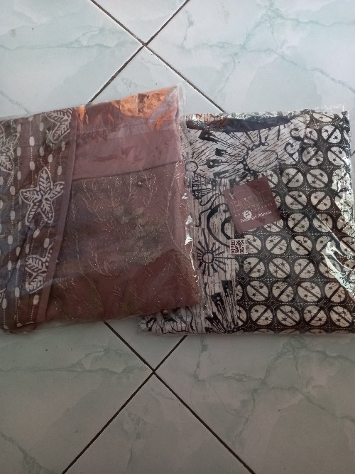 Blouse Batik Wanita Bahan Katun Kombinasi