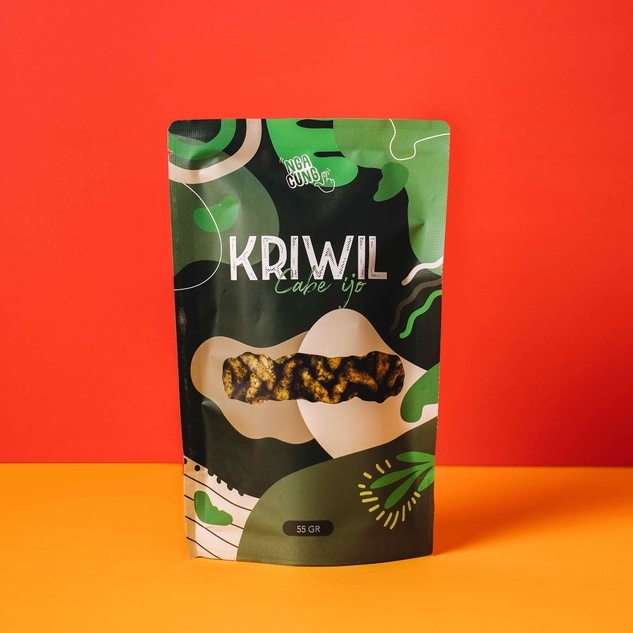 

KRIWIL CABE IJO PLASTIK/ Kerupuk Pedas gurih/ Cemilan Enak /Snack Unik/ Kerupuk Chiki