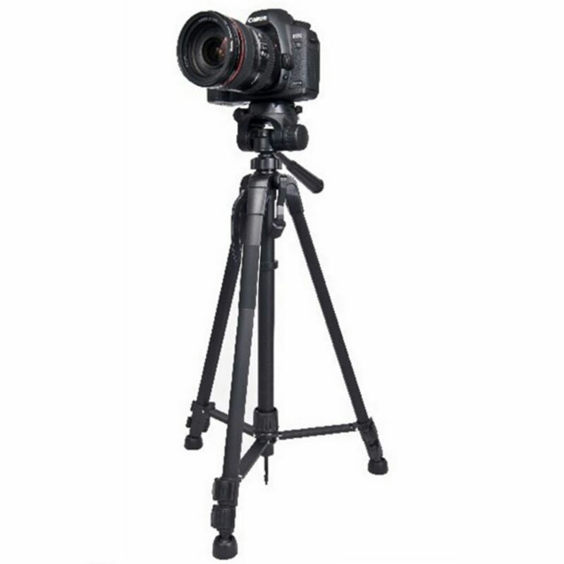 Portable Lightweight Tripod Video &amp; Kamera WeiFeng T-3520-Black