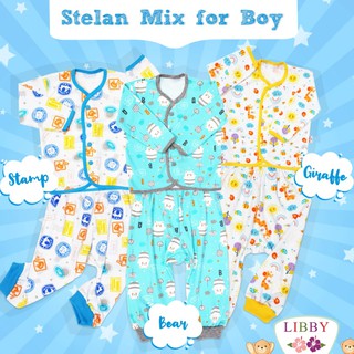  LIBBY  MURAH SETELAN PIYAMA CELANA  PANJANG  SML MIX BATIK 