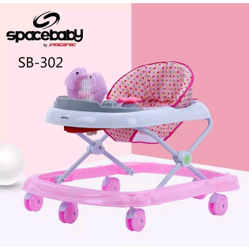 Space Baby Walker Spacebaby SB306 SB309 Sunflower Toy Dorongan Bayi