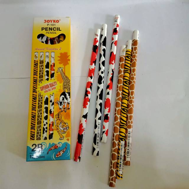 

Selusin Pensil 2b joyko animal kingdom p-101