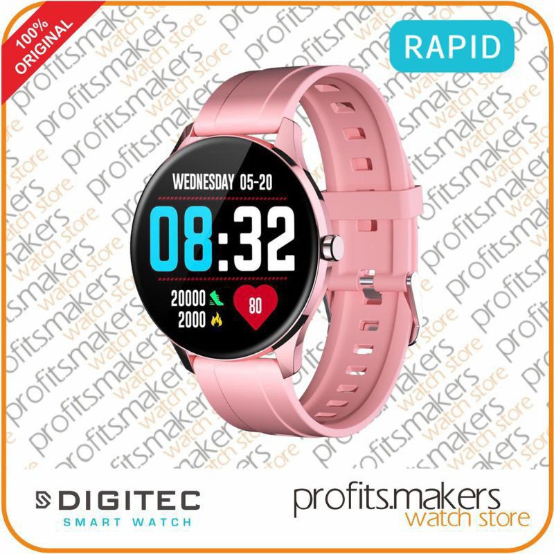 Jam Tangan Rapit smartwatch original touch screen - Pink