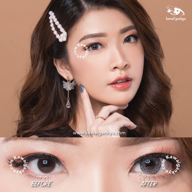 KawaiGankyu softlens - Princess wannabe gray (1botol)