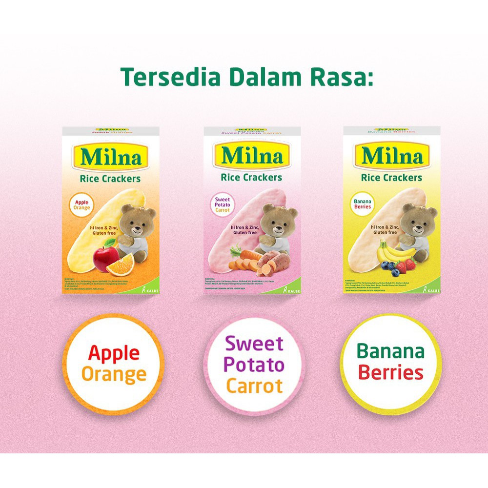 Milna Rice Crackers 5x4gr