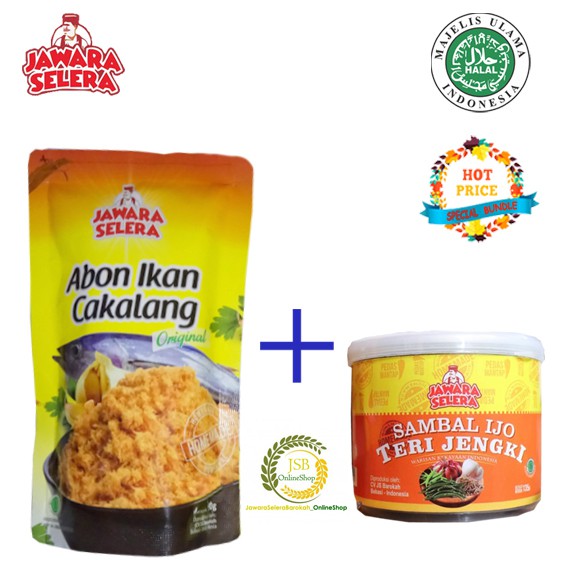 

SAMBAL IJO TERI JENGKI ABON CAKALANG ORIGINAL (PAHE)