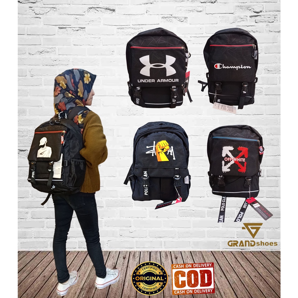 Tas Ransel Anak Sekolah jebe Impor Pria Laki laki Perempuan Unisex Terbaru Model Korea