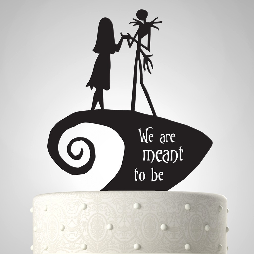 

Nightmare before Christmas cake topper