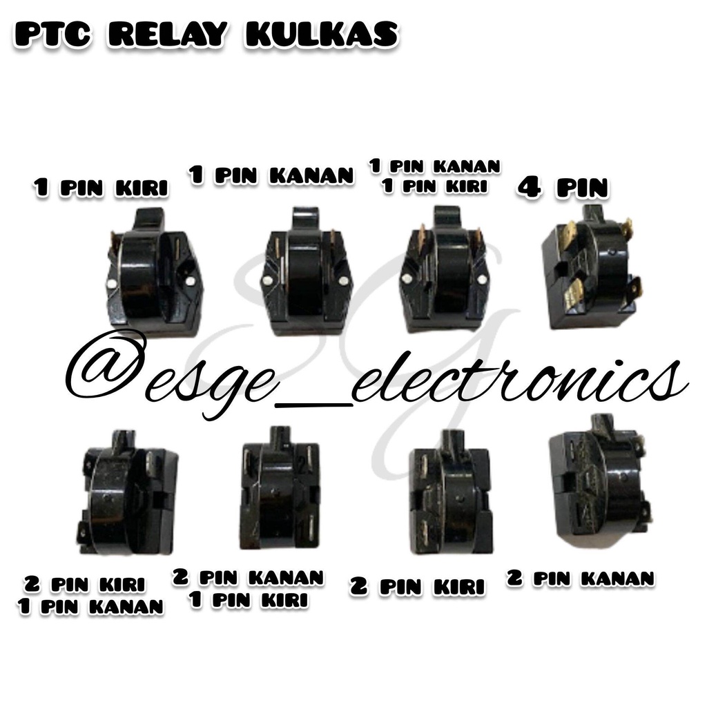 PTC RELAY KULKAS KOMPRESOR PENDINGIN KULKAS RILAY KULKAS RILEI KULKAS 1 PIN 2 PIN 3 PIN 4 PIN ATAS KANAN KIRI COMPRESSOE KULKAS RELAY PTC KOTAK HITAM KULKAS KOMPONEN KULKAS RELAY PTC KOMPRESOR KULKAS RILEY KULKAS 1 2 3 4 PIN KAKI