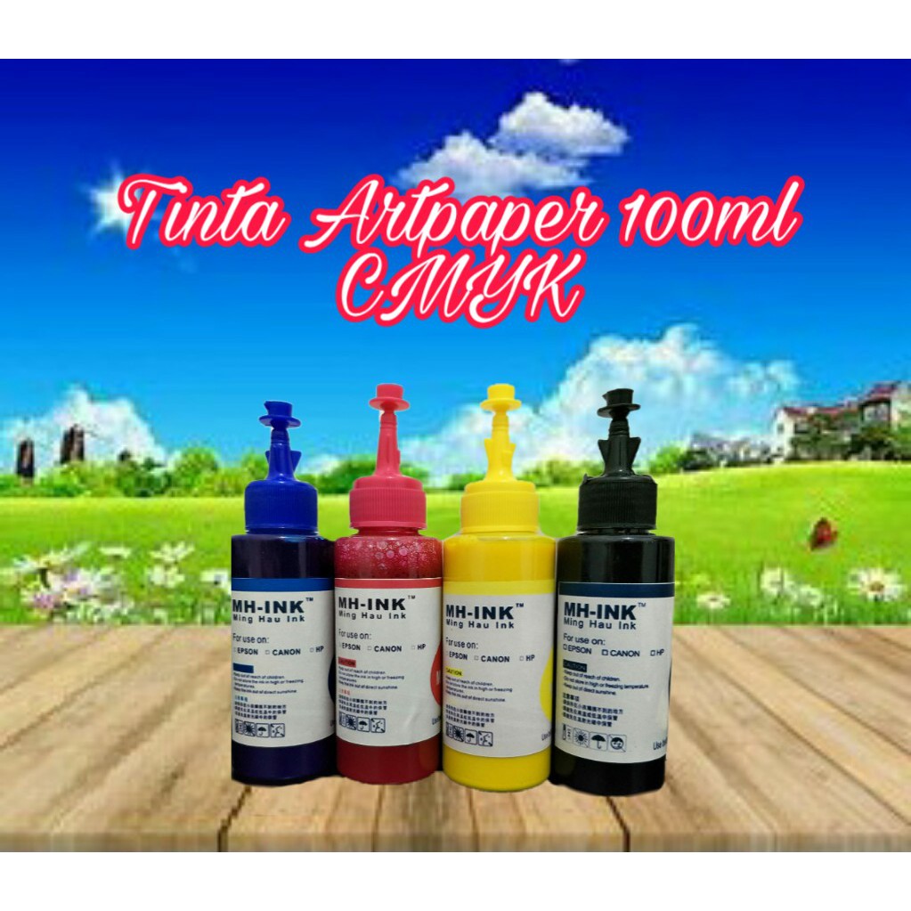 Tinta Artpaper For EPSON 100ml Berkualitas Artpaper INK CMYK MH Best Quality