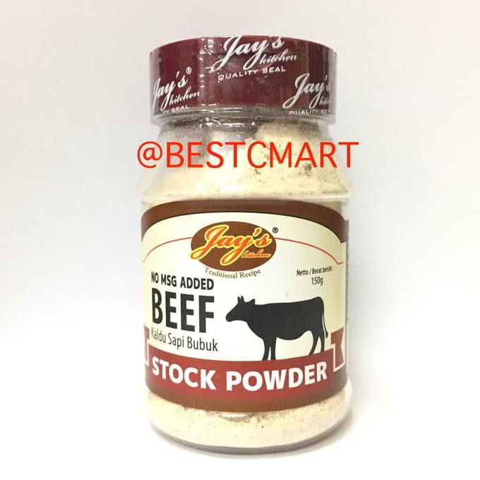 

Mmbon645- Jay'S Beef Stock Powder Non Msg (Kaldu Sapi Bubuk Non Msg) 968C