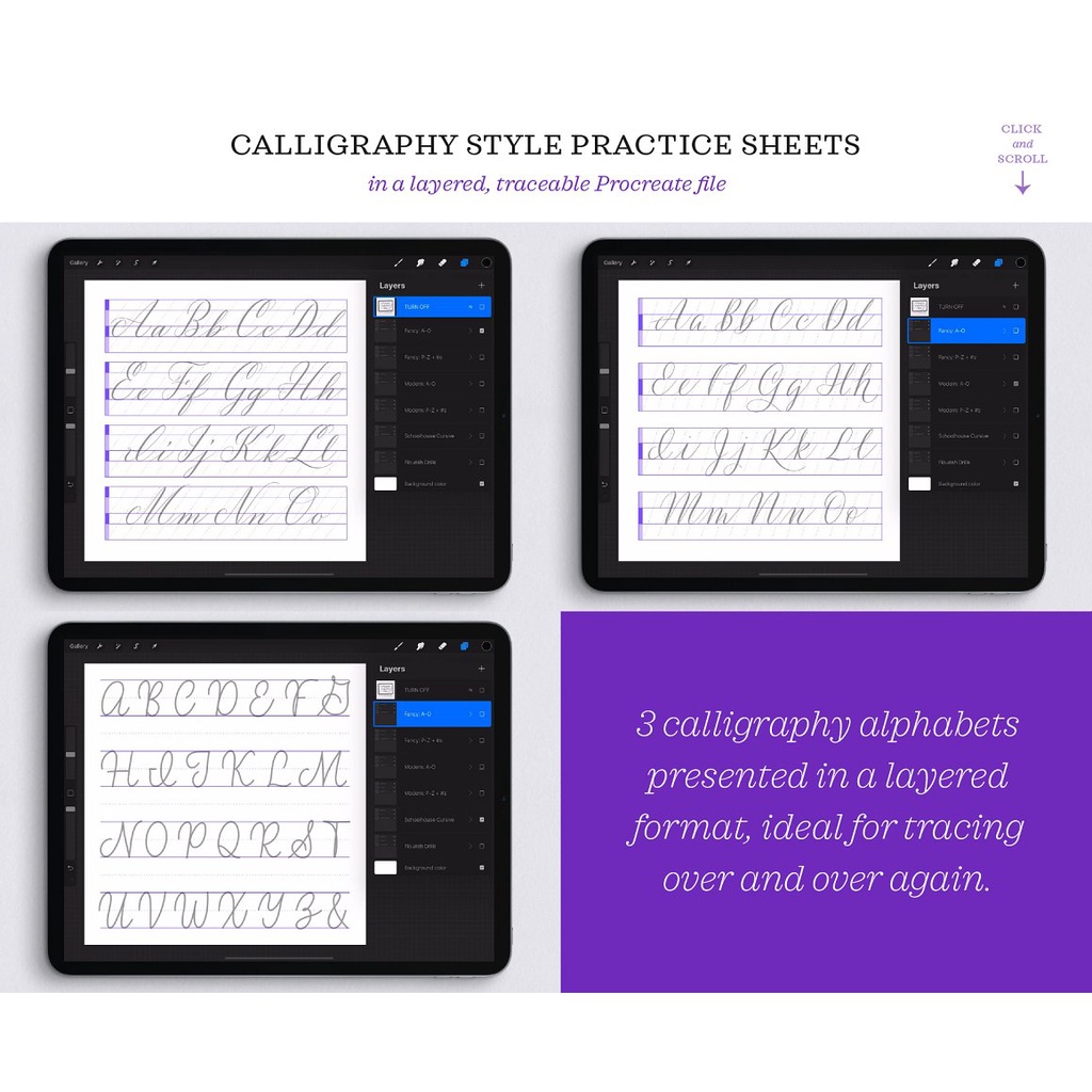 Procreate Brush - Calligraphy Composition Maker